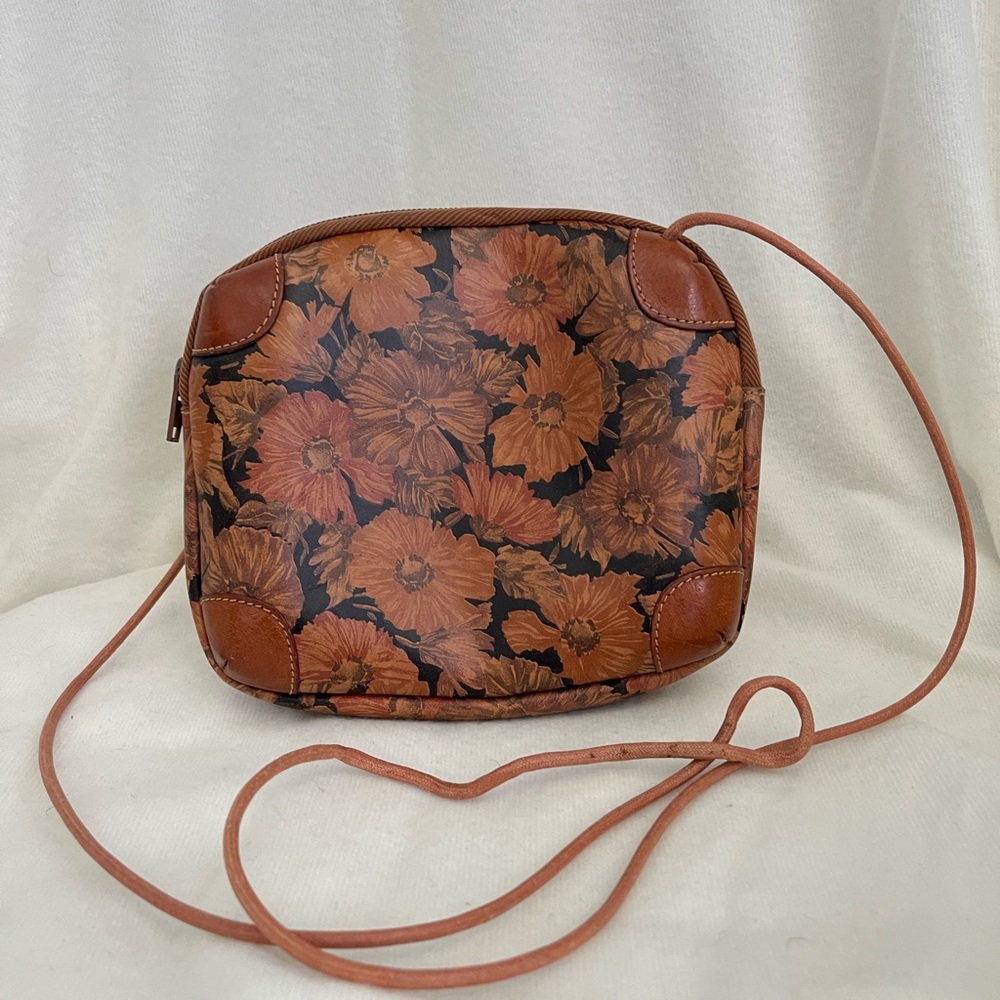Furla Italian Leather Vintage Crossbody Bag